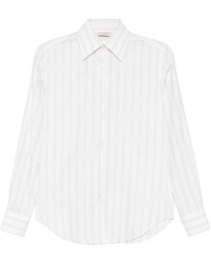 Mazzarelli Shirt Silk-Cotton - White