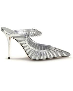Jimmy Choo Leather High Heel Pumps - White