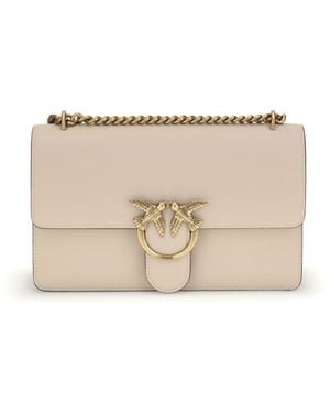 Pinko Love Shoulder Bag - Natural