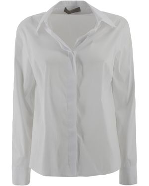 D. EXTERIOR Shirts Cotone Nylon Elastan - Grey