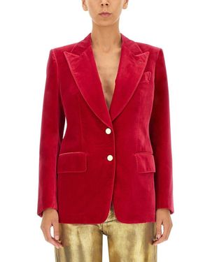 Tom Ford Velvet Jacket - Red