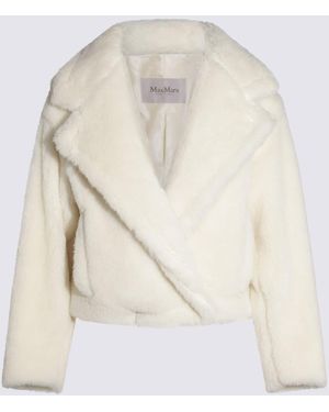 Max Mara Wool Coat - White