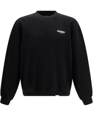 Represent Owners Club Sweatshirt Cotton Sweatshirts - Black