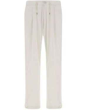 Herno Trousers Pt000011U-12799 Ice - White