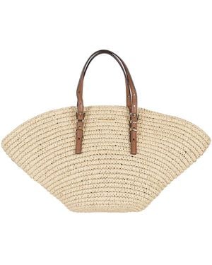 MICHAEL Michael Kors Sm Fan Tote - Natural