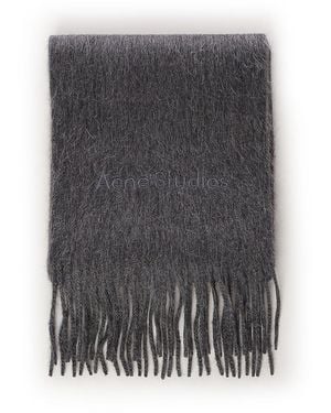 Acne Studios Scarfs Alpaca - Gray