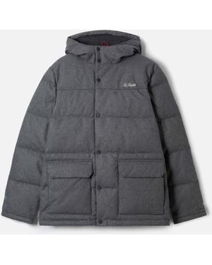 MC2 Saint Barth Wooly Hooded Down Jacket Baxter - Gray