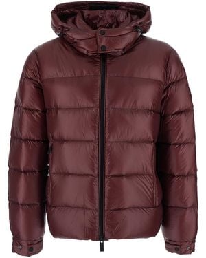 Heskimo Short Padded Down Jacket Tech Fabric - Purple