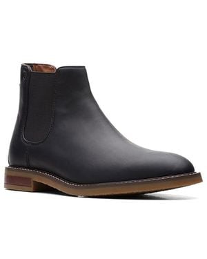 Clarks Jaxen Chelsea Boots - Black