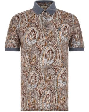 Etro 'Arnica Paisley' Polo Shirt - Multicolour