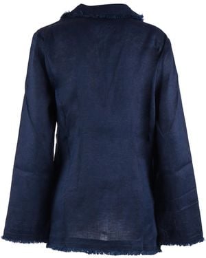 P.A.R.O.S.H. Jacket Linen - Blue