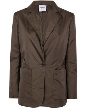 Aspesi Roti Blazer Jacket - Brown