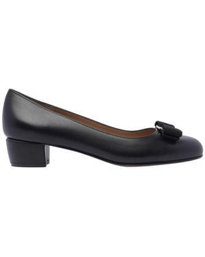 Ferragamo Vara Pumps - Blue