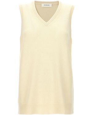 Sportmax 'gimmy' Vest - Natural