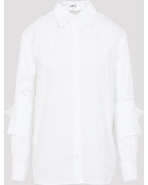 Loewe Crafted Shirt Cotton Polyester - White