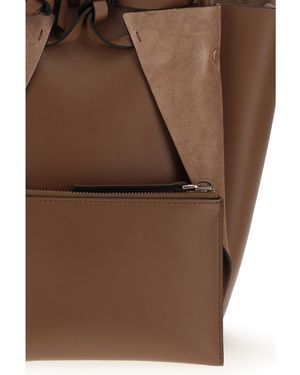 Gabriela Hearst Handbag Marija Lambskin Shoulder Bags - Brown