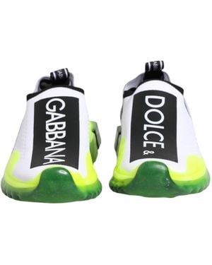 Dolce & Gabbana Slip On Sorrento Trainers Shoes 05+Pa+Pl+Vi - Green