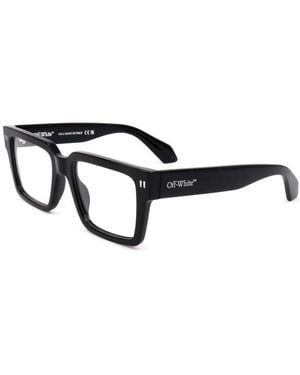 Off-White c/o Virgil Abloh Eyeglasses Square Full Rim, Frame And Clear Demo Lens Oerj054Style541000 Sunglasses - Black