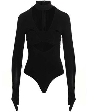 Ambush 'Heart Shaped Gloves' Bodysuit - Black