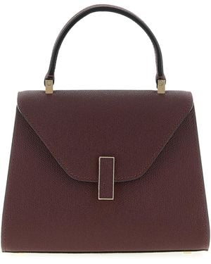 Valextra Iside Mini Handbag Calfskin Leather (Bos Taurus) Hand Bags - Purple