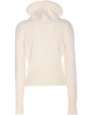 Alaïa Sweaters Virgin Wool - White
