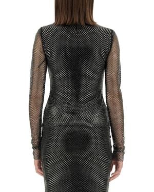 Sportmax Top Valdai Fabric Viscose Tops - Black