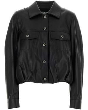 Loewe Leather Jacket - Black