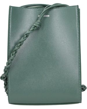 Jil Sander Leather Crossbody Bag - Green