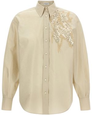 Brunello Cucinelli Cotton Blouse - White