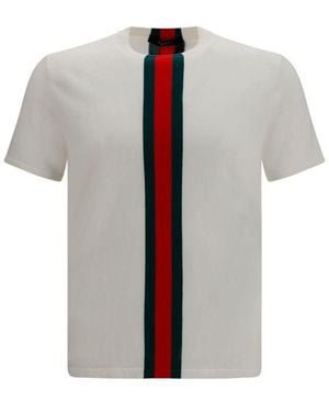 Gucci White Cotton T - Multicolour