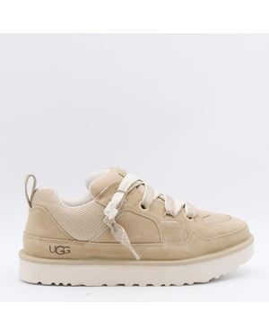 UGG Leather Lo Lowmel Sneakers - Natural