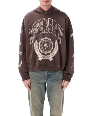 Represent Legacy Crest Hoodie - Grey