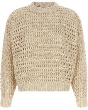Brunello Cucinelli Elastane Cardigan Clothing - Natural