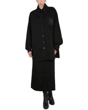 Raf Simons Midi Skirt Cotton - Black