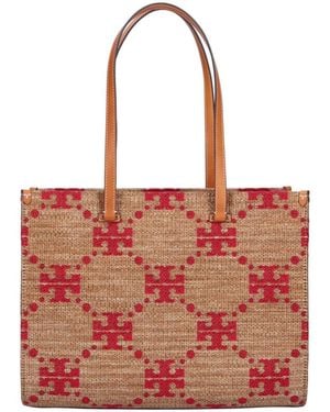 Tory Burch Tote Bag T Monogram - Red