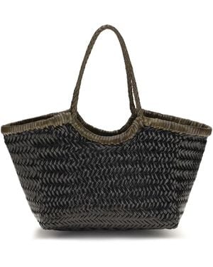Dragon Diffusion Medium Nantucket Handbag Calf Leather Bos Taurus Handbags - Black