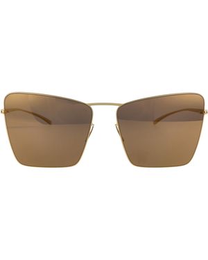 Mykita Mmesse014 188 E2 Flash Metal Sunglasses - Brown