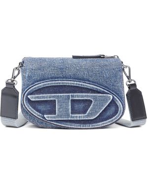DIESEL 1Dr Denim Camera Bag - Blue