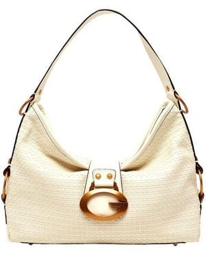 Guess Guess Camden Synthetic Shoulder Bag - Natural
