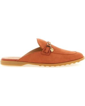 Tod's Calfskin Mules - Brown