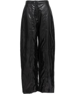 Jil Sander Coated Cupro Pants - Black