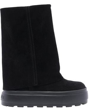 Casadei New Double Face Booties - Black