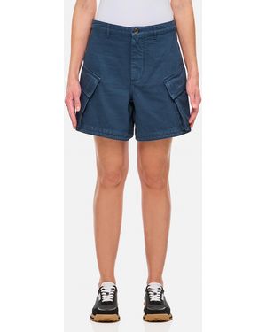 JW Anderson High Waist Cargo Shorts - Blue