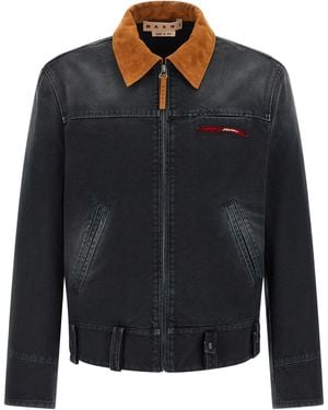 Marni Canvas Jacket - Black