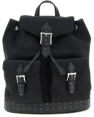 MCM Aren Small Backpack - Black