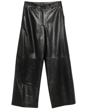 P.A.R.O.S.H. Leather Pants - Gray