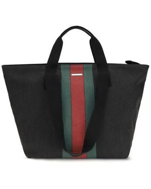 Gucci Cotton Shoulder Bag - Black