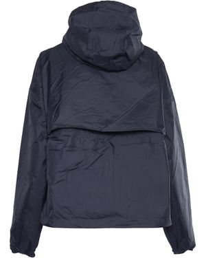 K-Way Laurette Plus.2 Double Short Down Jacket Nylon Lining Puffer - Blue