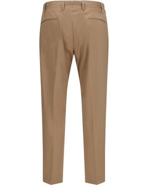 Germano 1952 Tailored Trousers Cotton - Natural