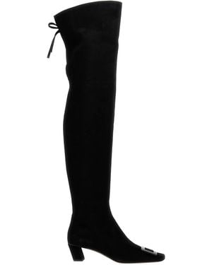 Roger Vivier 'Belle Vivier' Cuissard Boots - Black